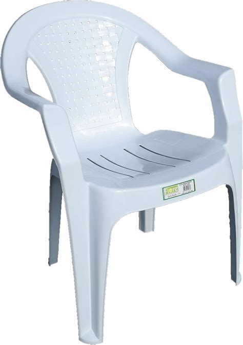 plastic white lawn chair